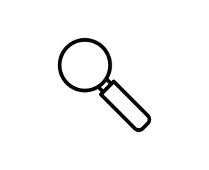 Magnifiger line icon