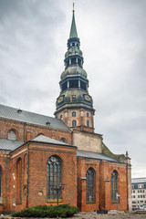 Fototapeta na wymiar St. Peter Church, Riga, Latvia