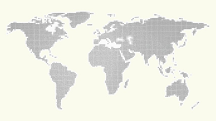 Continents of the world background vector