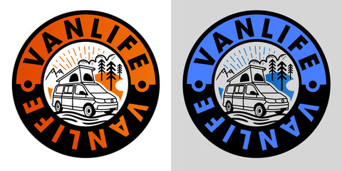 VANLIFE - STAMP - LOGO - LABEL