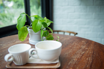 cup of tea on the table