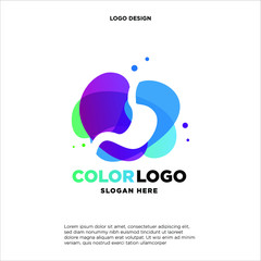 Abstract stomach logo designs concept vector, Colorful hospital logo designs