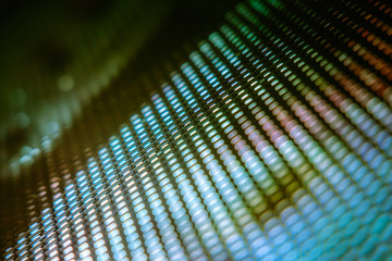 CloseUp LED blurred screen. LED soft focus background. abstract background ideal for design.