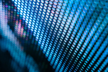 CloseUp LED blurred screen. LED soft focus background. abstract background ideal for design.