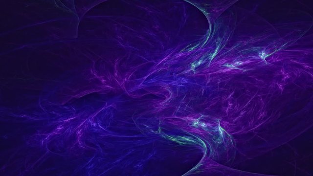 Modern futuristic fractals. space nebula universe. Abstract background video. Neon lines. 4K 3d rendering. powerpoint presentation. animated wallpaper.
