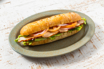 ローストした鴨肉のサンドウィッチ　Roasted duck ham  sandwich