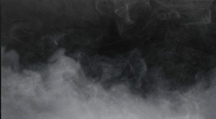 smoke on black background - 352425657