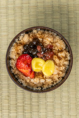 アジアのかき氷　Shaved ice that Asian fruit