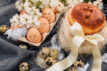 Easter wedding, eggs love