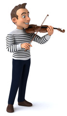 3D Illustration of a volonist