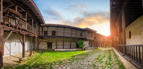 The Medieval Orthodox Rozhen Monastery near Melnik, Bulgaria. Nativity of the Mother of God church
