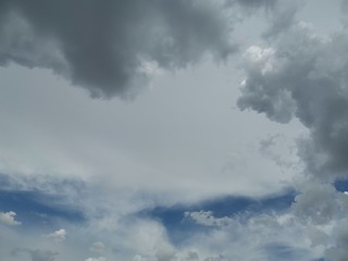 Fototapeta na wymiar Nubes y cielo azul