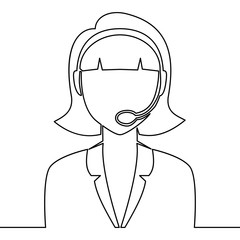 Continuous line telemarketing agent concept