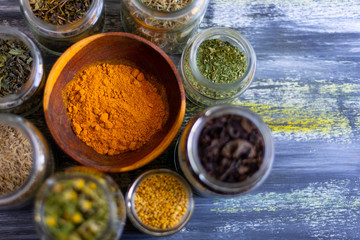 Golden milk with other spices
