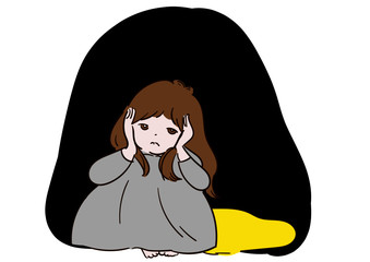 心を閉ざす＿女の子
