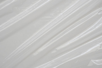 Obraz premium White plastic film wrap texture background