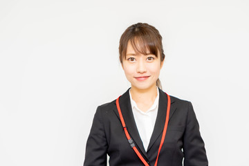 スーツ姿の女性