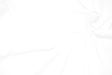 White  fabric cloth background abstract with soft waves , flowing draped cloth in rippled elegant...