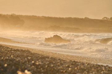 Seacoast in Greek island Crete