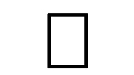 black photo with white frame