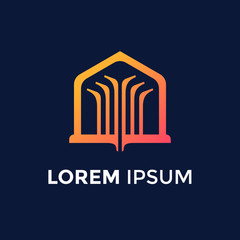 Fototapeta premium Unique Modern Law Firm logo design Corporate Business Vector Template elements.