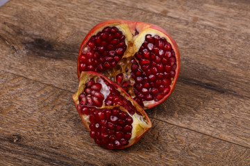 Ripe tasty pomegranate