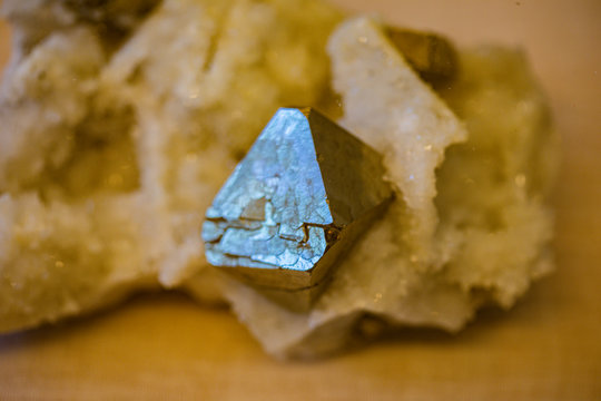 Raw Mineral Pyrite Crystal