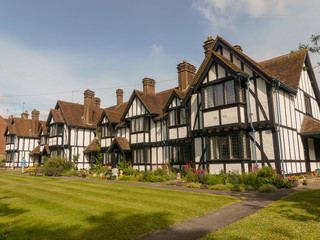 Louisa Cottages, Park Road, Tring. Charitable almshouses opened in 1893 and 1901.