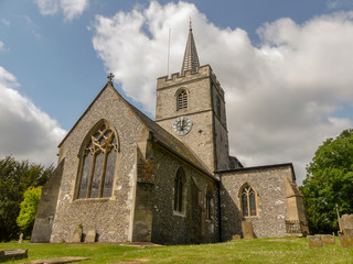 Fototapeta na wymiar St Mary’s anglican church, Church Street, Chesham, Buckinghamshire, England, UK