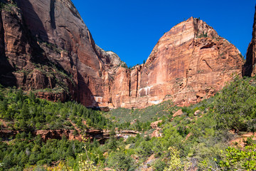 Southwest usa Zion National Park The main part of the park is Zion Canyon surrounded by the walls...