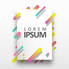 Abstract colorful shapes