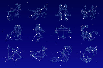 Astrological star signs vector set © Rawpixel.com