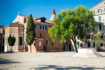 Street view Venice, Italy 