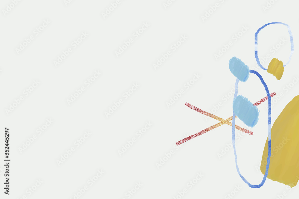 Poster blank abstract design element background vector