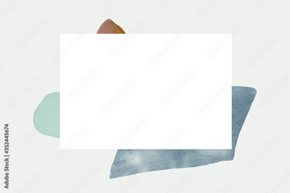 Poster colorful abstract design element frame vector