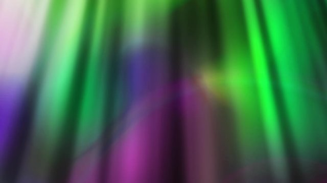 Majestic colored aurora curtains
