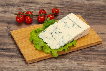 Italian traditional gorgonzola soft cheese