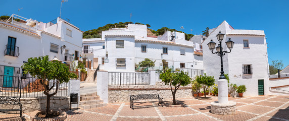 White streets of Mijas Pueblo. Andalusia, Spain