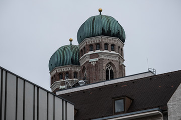 Türme der Frauenkirche in München