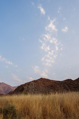 Afrikanische Landschaft mit Felsen