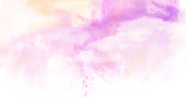 Artistic natural painting watercolor twilight sky with cloud. 4k time lapse footage.