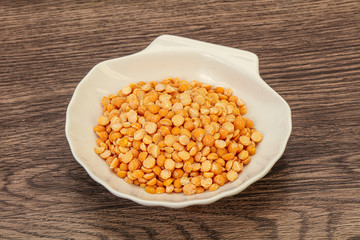 Dry peas for cooking