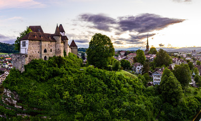 Fototapeta na wymiar Schloss Burgdorf Bern Schweiz