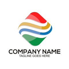 Abstract logo design template