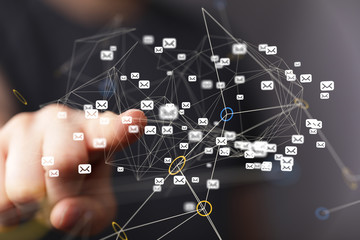 support communication contact concept service