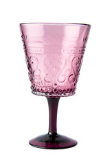 vintage style goblets or wine glass isolated