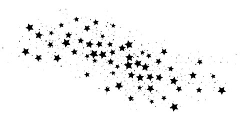 Fototapeta premium Confetti stars.