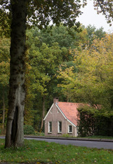Fototapeta na wymiar Historic colony house. Koloniewoning. Maatschappij van Weldadigheid Frederiksoord Drenthe Netherlands