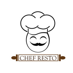 Chef Logo Icon Cook Food Cooking Restaurant