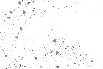 Silver glitter confetti.